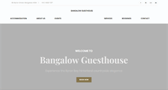 Desktop Screenshot of bangalowguesthouse.com.au