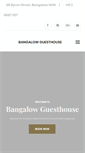 Mobile Screenshot of bangalowguesthouse.com.au